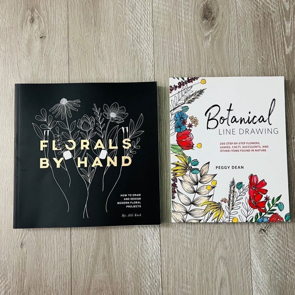 Botanical Floral Drawing Books